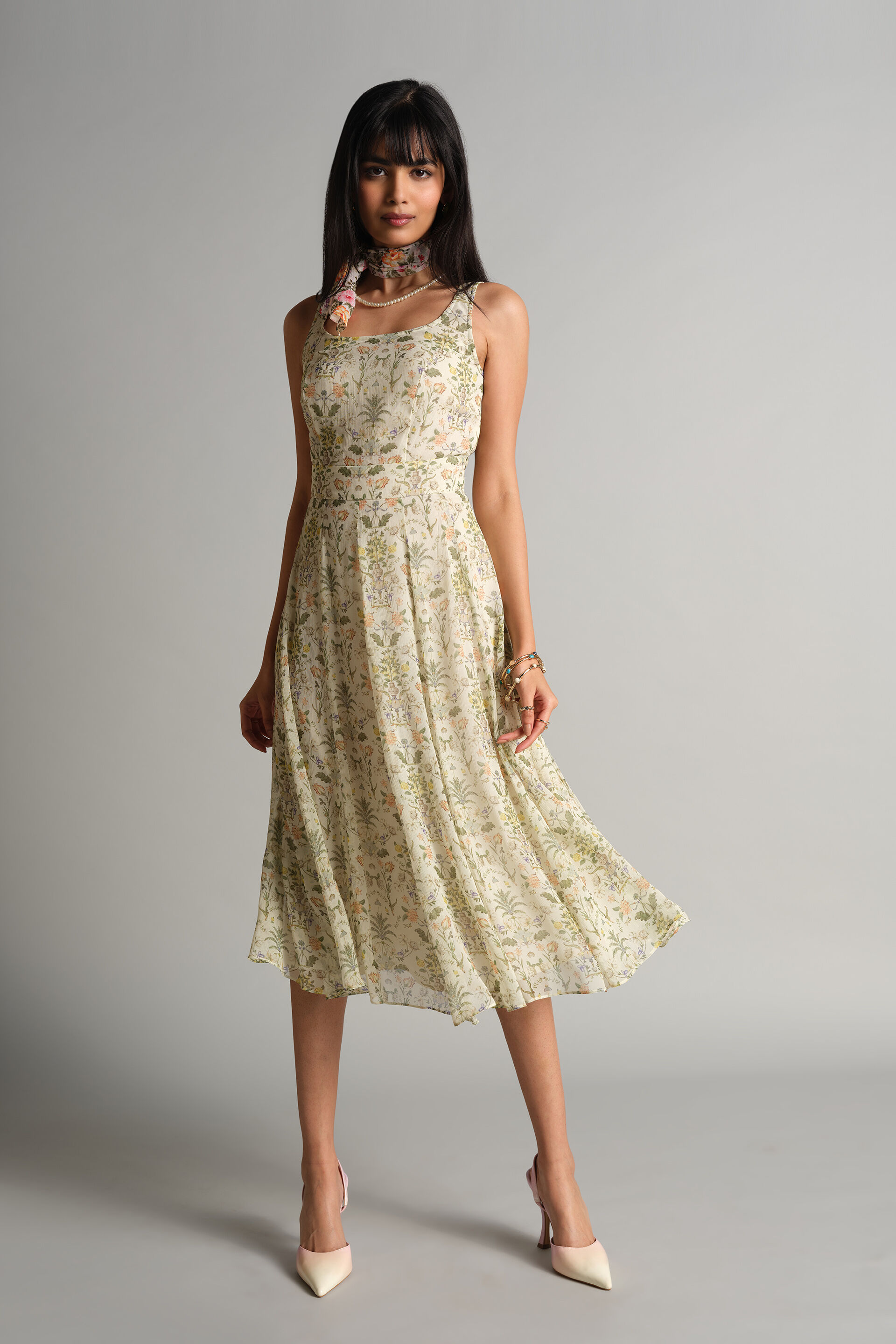 Leon Dress, Green, image 1